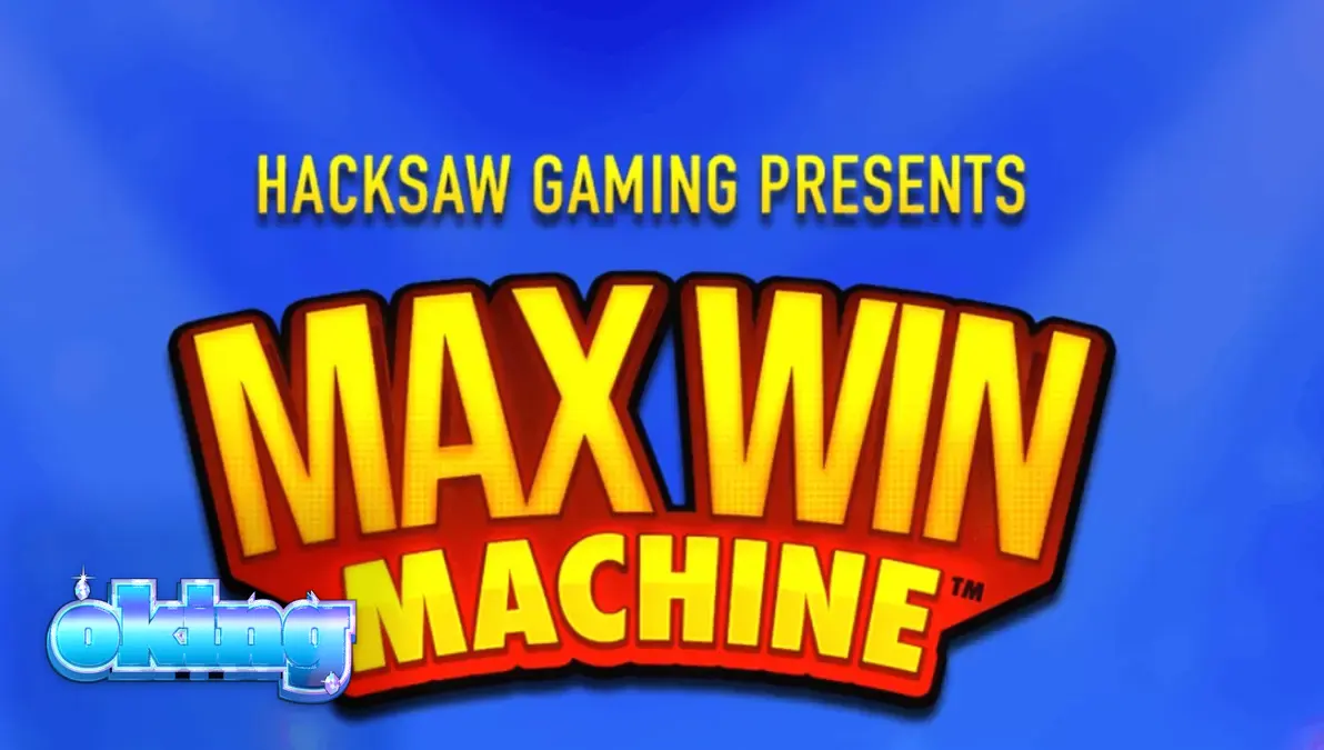 Tampilan visual retro dari mesin slot Max Win Machine dengan simbol tujuh merah.